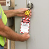 YHNTGB 50PCS Lockout Tagout Tags Do not Operate Equipment with 50 Zip Ties