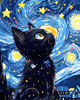 Yunnuo Paint by Numbers Kit for Adults Beginners Cat, 16x20 Inch