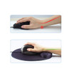 BRILA Large Mouse Pad with Ergonomic Memory Foam Wrist Rest Support - Massage Holes Design - Skidproof Pu Bottom -