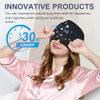 EXQUISLIFE Migraine Headache Relief Cap, Gel Ice Head Wrap, Hot and Cold Therapy, Headache Eyes Mask for Sinus, Puffy