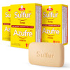 Biosulfur Grisi Acne Treatment Bar Soap | Sulfur 10% | 4.4 oz | 3-Pack