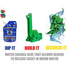 Le Glue Temporary Glue - Compatible with Legos - Non-Permanent Clear Adhesive for Plastic Building Blocks - No Messy