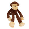 Multipet Swingin' Safari Monkey Dog Plush Toy - Squeaky Dog Toy for All Dogs - Extra Soft Plush Dog Toy - Stuffed