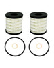 Oil Filter Kit 2 Pack Fit for Mini Cooper R56 R60 R58 R59 Countryman Clubman Paceman Coupe Replace 11427622446