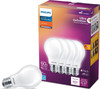 PHILIPS LED 60W A19 4-Pack Ultra Definition Soft White LED Light Bulbs (2700K) 800 Lumen (8W = 60W) Dimmable Clear