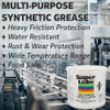 Super Lube Multi-Purpose Synthetic Grease w/ Syncolon - High Temperature, Water & Corrosion Resistant Grease -