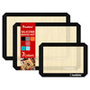 Katbite Silicone Baking Mat Set of 3 Black