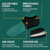 Plantar Fasciitis Gel Heel Protectors - Welnove Heel Cups for Women Men Heels Spur Pain Relief - Heel Inserts Pads for