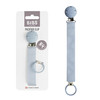 BIBS Ribbon Pacifier Clip, Fits All BIBS Pacifiers, Dusty Blue
