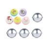 Bloss Bath Bomb Molds 4 Set 2.5 Inch, Bath Bomb Mold Kit 8 Pieces Bath Bombs Press, DIY Metal Bath Bombs Molds