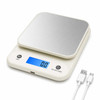 Digital Food Scale for Kitchen 11lb/0.1oz, 5kg/0.1g, Kitchen Scale for Cooking Baking, Built-in 300mAh Li-Battery,