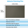 Polarized Film Sheets 2 PCS 7.8x11.8inches/20x30cm Adhesive Polarizer Linear Polarizing Filter for Screen Educational