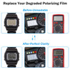 Polarized Film Sheets 2 PCS 7.8x11.8inches/20x30cm Adhesive Polarizer Linear Polarizing Filter for Screen Educational