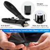 Professional Ingrown Toenail Tools Kit for Seniors,Wide Jaw Straight Nail Clippers,Large Angled Nail Clipper Cutters