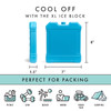 Cool Coolers by Fit & Fresh XL Reusable Cooler Ice Block