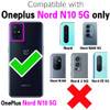 Asuwish Phone Case for OnePlus Nord N10 5G Wallet Cover and Tempered Glass Screen Protector Leather Flip Credit Card Holder Stand Cell One Plus N 10