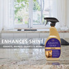 Granite Gold Polish Spray, Streak-Free Shine for Granite, Quartz, Marble, Travertine, Natural Stone Countertops, 24 Fl