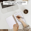 Aesthetic Thick Spiral Notebook Journal For Women in B5 - Linen Hardcover