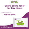 Boogie Gentle Saline Nose Wipes Unscented - 90 Count