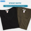 Color Coded Iron On Dot Labels - 200pcs, 8 Colors (25 Each Color) for Clothes & Laundry Organization, Round Clothing