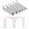 DJCIW 6G Receiving Tubes for Piercing Needles, 316L Surgical Stainless Steel Holding Piercing Tool for Ear Nose Septum