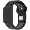 E ECSEM 4-Pack Watch Bands Compatible for Amazfit Helio Strap, Two-in-One Color Soft Silicone Quick Release Wristbands