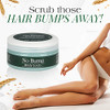 GiGi No Bump Body Scrub - Exfoliating Scrub for Ingrown Hair & Razor Bumps, Pre & Post-Waxing Treatment, Smooths Skin