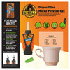 Gorilla Micro Precise Super Glue Gel, Clear, Cyanoacrylate, 5.5g, 2-Pack