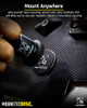 Mob Armor Magnetic Phone Mount Plates, Black (2 Pack)