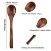 Patelai 12 Pcs 5 Inch Small Wooden Spoons for Honey Mini Little Wood Tea Spoons for Tasting Eating Serving for