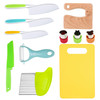 RISICULIS Kids Kitchen Knife, Montessori Kitchen Knife Set for Toddlers
