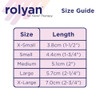 Rolyan Sof-Stretch Short Extension Splint, Trigger Finger, 8, White