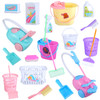 Skylety 22 Pcs Miniature Dollhouse Cleaning Supplies Accessories Set