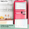 TIMCLUTCH Magnetic Dry Erase Weekly Planner with Hourly Time Slots Whiteboard Calendar for Fridge, Schedule Board, to