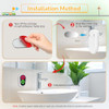 Toothbrushing Timer for Kids 2 to 3 Minutes, Funny Novelty Gift for Kids Adults, Magnetic Waterproof Timer with Color
