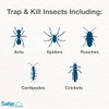Safer SH400SR Indoor Spider, Ant, Cockroach, Centipede, and Crawling Insect Traps