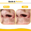 120g Wax Nose Wax Kit, Nose Hair Wax Kit with 40 Applicators, Quick & Painless Nose Waxing Kit for Men and Women, Nose