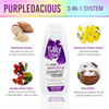 Punky Colour 3-in-1 Color Depositing Conditioner & Hair Cleanser - Purpledacious, Semi Permanent Hair Color, Temporary