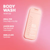 MONDAY Body Wash Moisture Travel Pack -90ML (4 Pack) - Nourishing Ingredients, Shea Butter, Coconut Oil and Grapefruit