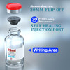 Ks-Tek Sterile Empty Vials with Self Healing Injection Port,with Flip Off Aluminum Cap,Sterile Package (20ml,10)