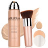 QIUFSSE Air Brush Makeup Foundation for Mature Skin (02 Beige)