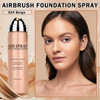 QIUFSSE Air Brush Makeup Foundation for Mature Skin (02 Beige)