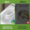 SUBEKYU Toilet Brush, Toilet Bowl Brush and Holder Set, Bathroom Toilet Bowl Cleaner Scrub Brush Set Scrubber for Deep