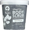 BODHI HANDMADE SOAP Eucalyptus Spa Charcoal Detox Whipped Soap Body Scrub, 14 OZ
