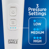 Ontel Miracle Smile Water Flosser for Teeth&Gum Health, Unique H-Shaped Flossing Head&4 Water Jets, Cordless Water