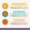 Applaws Fish & Chicken Variety Bone Broth Cat Food Topper 6-Pack 3oz Pouch