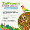 ZuPreem Smart Selects Cockatiel & Conure Food, Seed Blend, Medium, 2.5 lb
