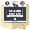 Beef Tallow Soap Bar  Grass Fed Tallow Soap, Bar Soap for Dry, Itchy Skin