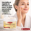 De La Cruz Vitamin E Cream 10,000 IU Moisturizer, 4 oz (2 Pack)
