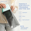 Jool Baby Folding Travel Potty Training Seat for Toddlers, Fits Round & Oval Toilets, Non-Slip Suction Cups, Includes